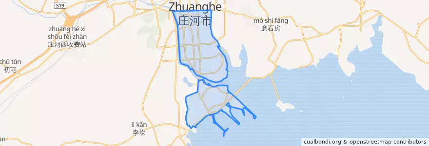Mapa de ubicacion de 城关街道.
