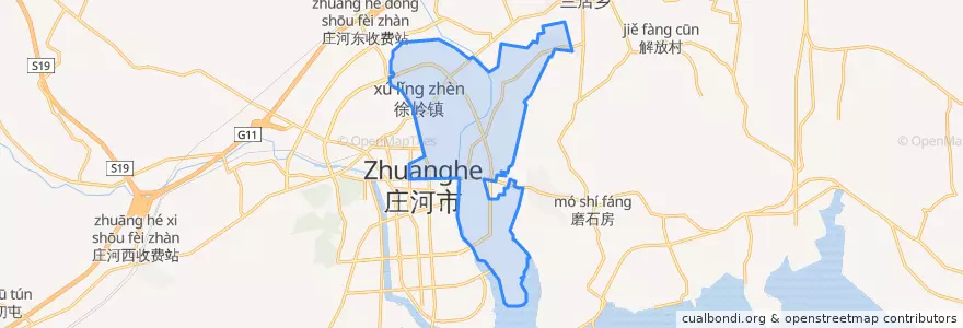 Mapa de ubicacion de 兴达街道.