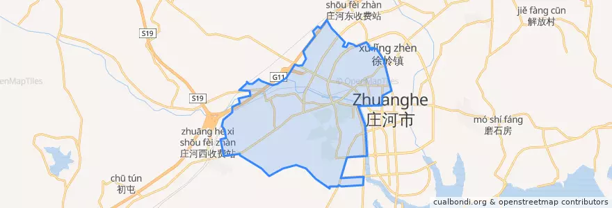 Mapa de ubicacion de 新华街道.