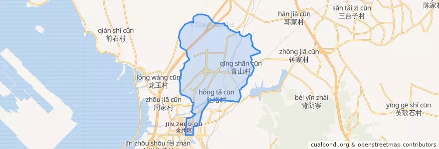 Mapa de ubicacion de 拥政街道.
