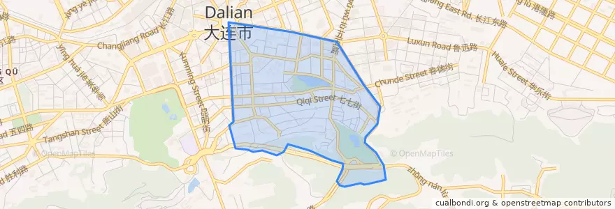 Mapa de ubicacion de 桂林街道.
