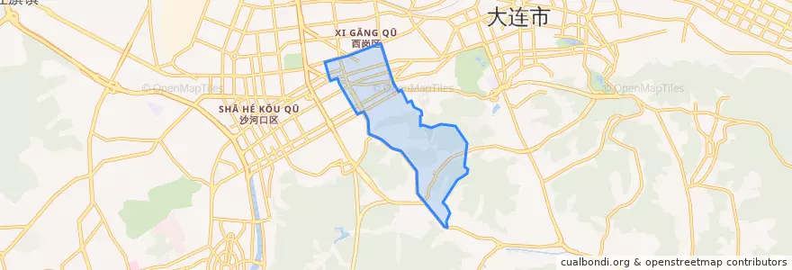 Mapa de ubicacion de Renminguangchang Subdistrict.