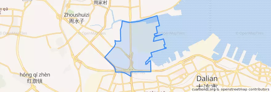 Mapa de ubicacion de 香炉礁街道.
