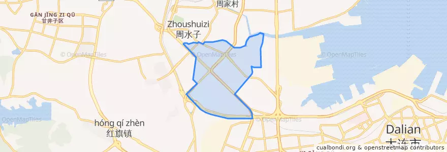 Mapa de ubicacion de 春柳街道.