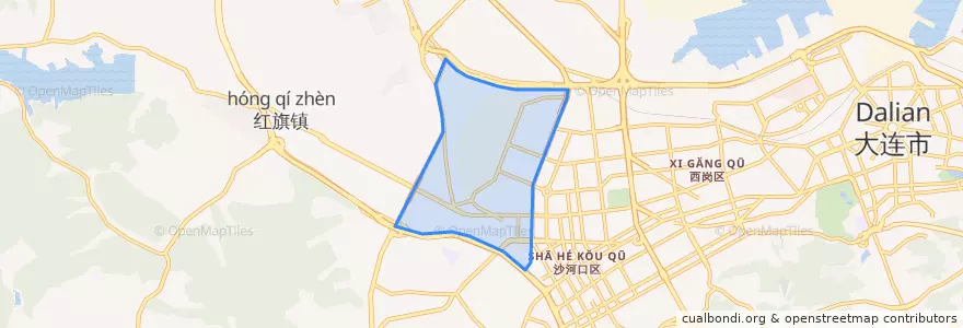Mapa de ubicacion de 兴工街道.
