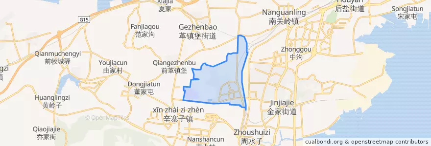 Mapa de ubicacion de 泡崖街道.