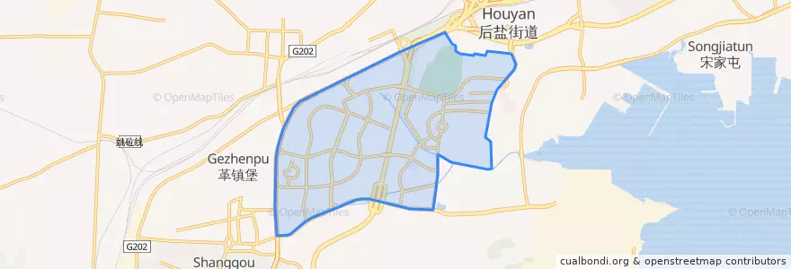 Mapa de ubicacion de 泉水街道.