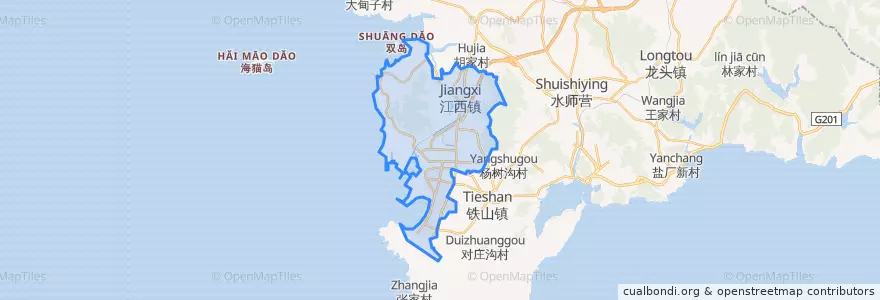 Mapa de ubicacion de 江西街道.