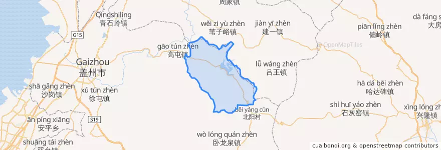 Mapa de ubicacion de 榜式堡镇.