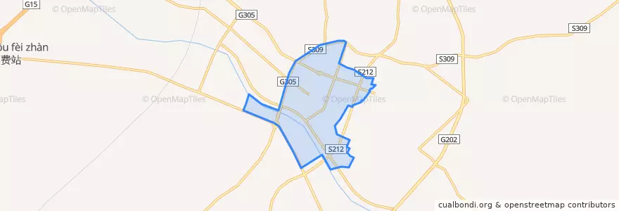 Mapa de ubicacion de Gulou.