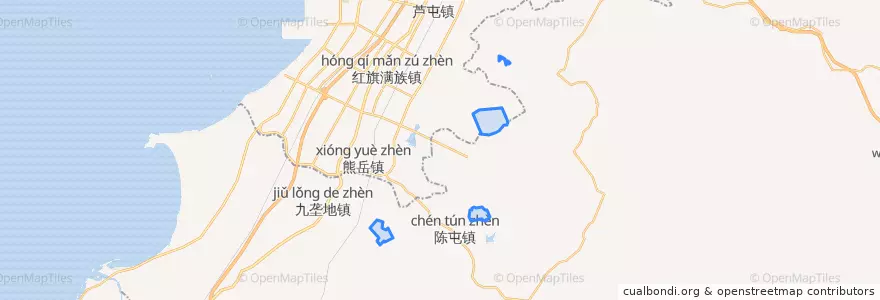 Mapa de ubicacion de 果园乡.