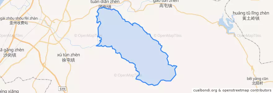 Mapa de ubicacion de Nuanquan.