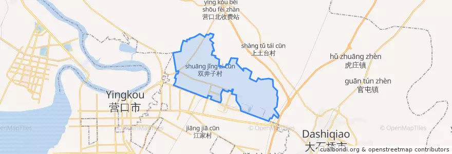 Mapa de ubicacion de Biancheng.