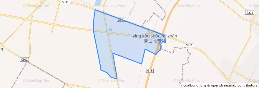Mapa de ubicacion de 城东街道.
