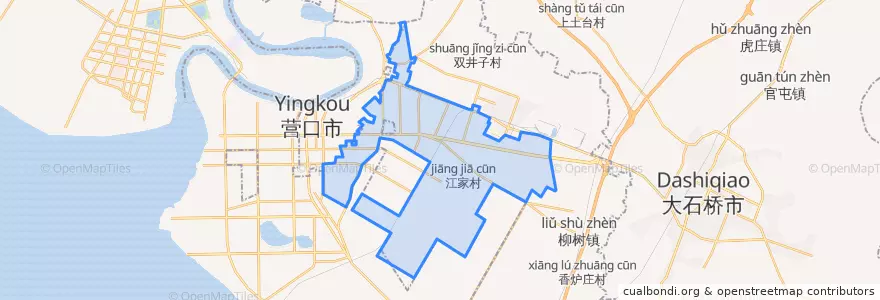 Mapa de ubicacion de 路南镇.