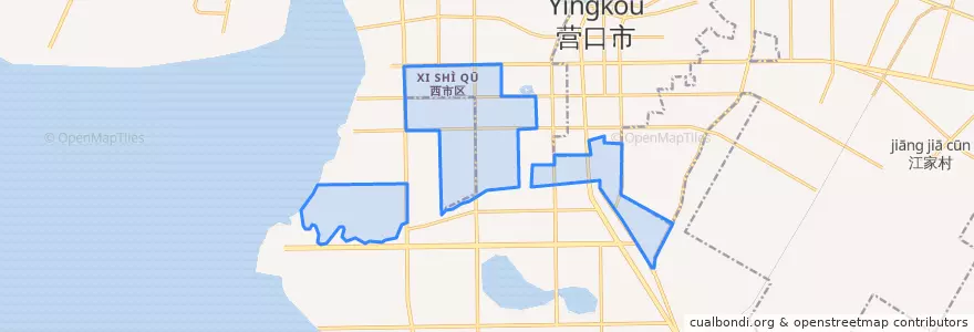 Mapa de ubicacion de 滨海街道.
