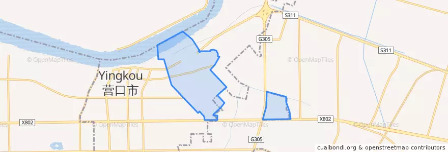 Mapa de ubicacion de 跃进街道.
