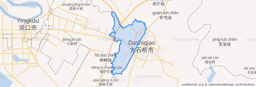 Mapa de ubicacion de Jinqiao Subdistrict.