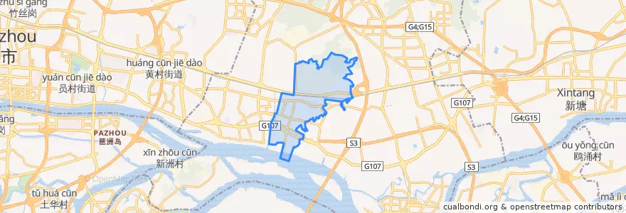 Mapa de ubicacion de Wenchong Subdistrict.