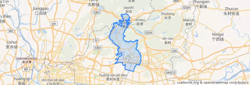 Mapa de ubicacion de 联和街道.
