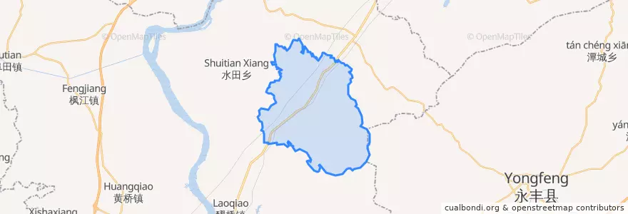 Mapa de ubicacion de 双村镇.