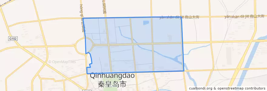 Mapa de ubicacion de 港城大街街道.