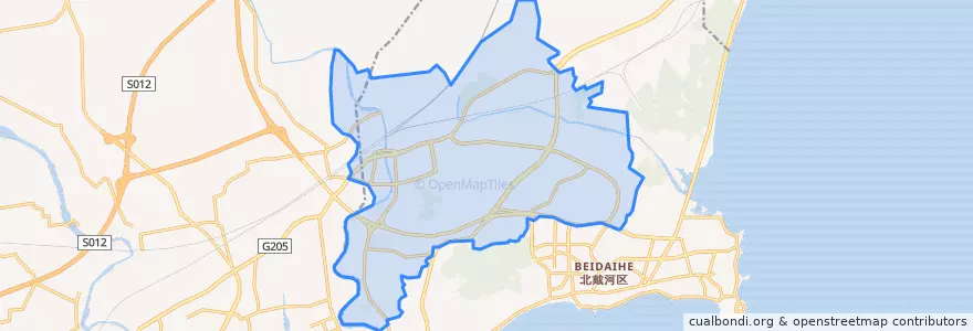 Mapa de ubicacion de Daihe.