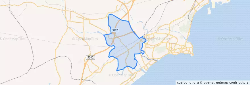 Mapa de ubicacion de Niutouya.