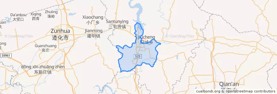 Mapa de ubicacion de 兴城镇.
