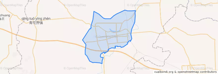 Mapa de ubicacion de 倴城镇.