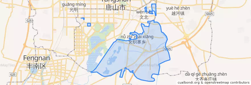 Mapa de ubicacion de Nuzhizhai.