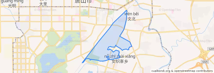 Mapa de ubicacion de 小山街道.