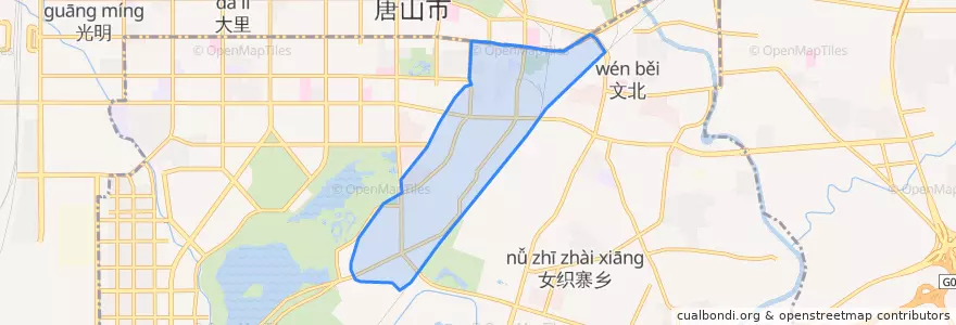 Mapa de ubicacion de Yonghongqiao Subdistrict.