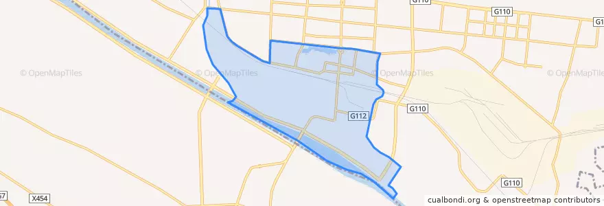 Mapa de ubicacion de Nanguan Subdistrict.
