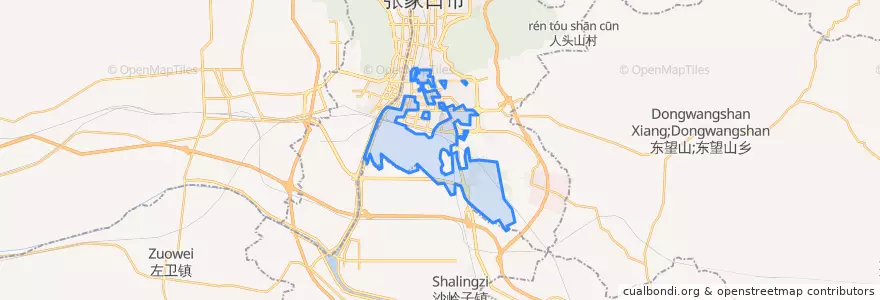 Mapa de ubicacion de Laoyazhuang.