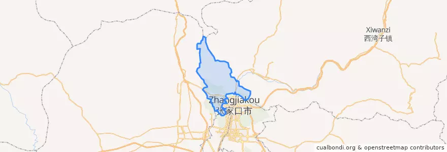 Mapa de ubicacion de Dongyaozi.