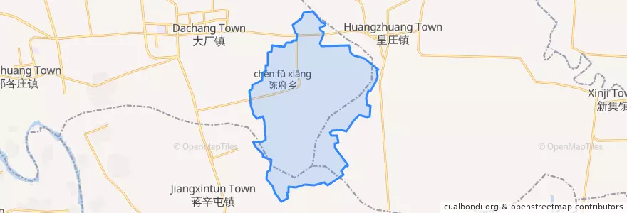 Mapa de ubicacion de Chenfu.