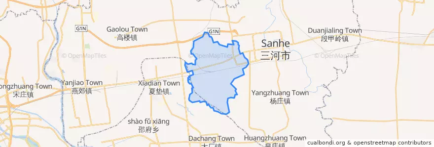Mapa de ubicacion de Liqizhuang.