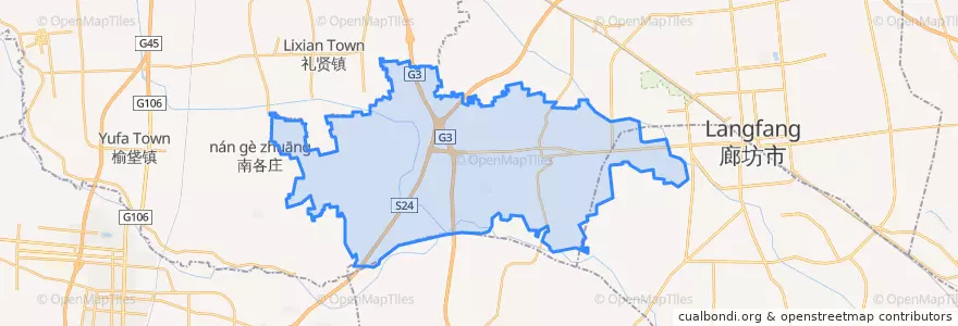 Mapa de ubicacion de Jiuzhou.