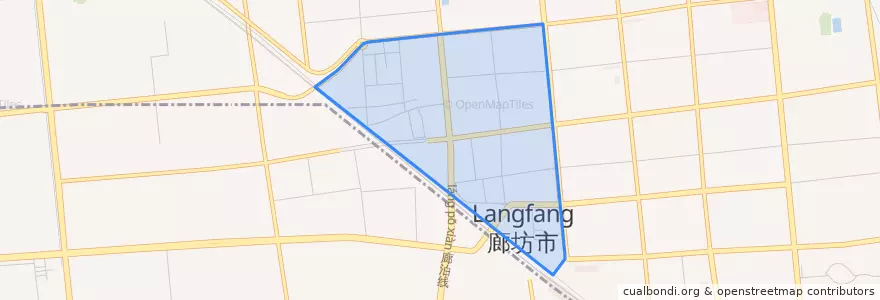 Mapa de ubicacion de Yinhebeilu Subdistrict.