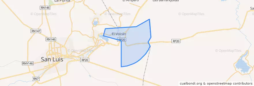 Mapa de ubicacion de Comisión Municipal de El Volcán.