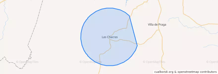 Mapa de ubicacion de Comisión Municipal de Las Chacras.