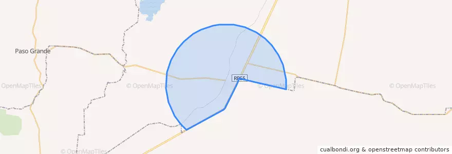 Mapa de ubicacion de Municipio de Naschel.