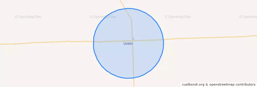 Mapa de ubicacion de Municipio de Unión.