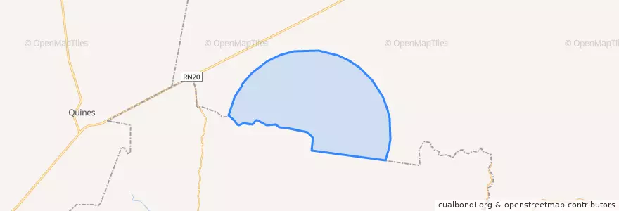 Mapa de ubicacion de Comisión Municipal de Talita.