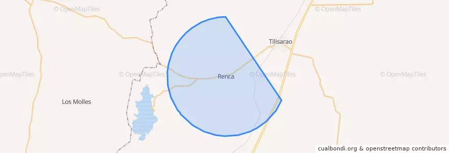 Mapa de ubicacion de Comisión Municipal de Renca.