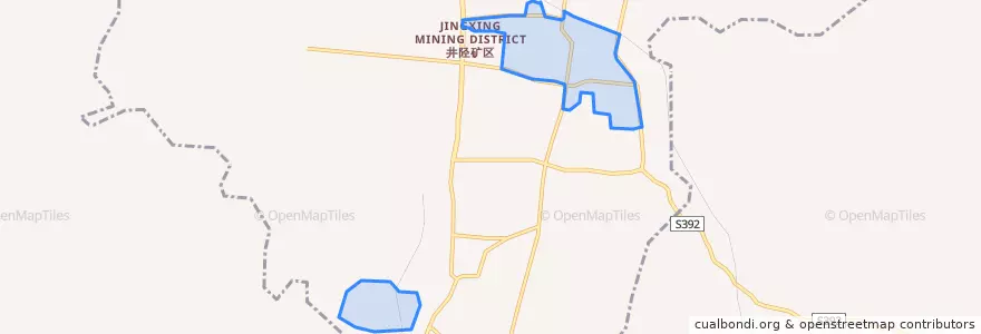 Mapa de ubicacion de 矿市街街道.