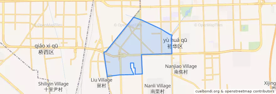 Mapa de ubicacion de Jiantong Subdistrict.