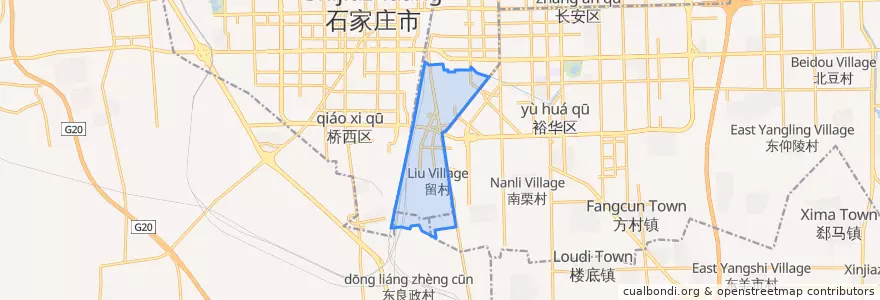 Mapa de ubicacion de Huitong Subdistrict.