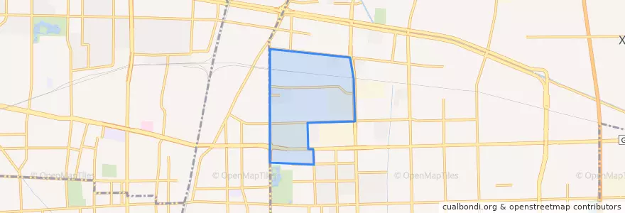 Mapa de ubicacion de 建北街道.